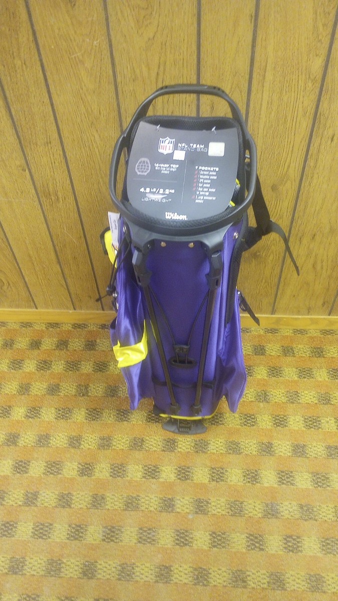 Wilson Minnesota Vikings Stand Bag | eBay Wilson Minnesota Vikings Stand Bag | eBay