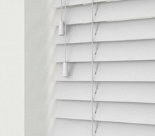 Tenda Veneziana Da Interno Casa Sole Effetto Legno Colore Bianco 60x160cm idea