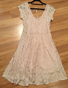 pale pink lace dress