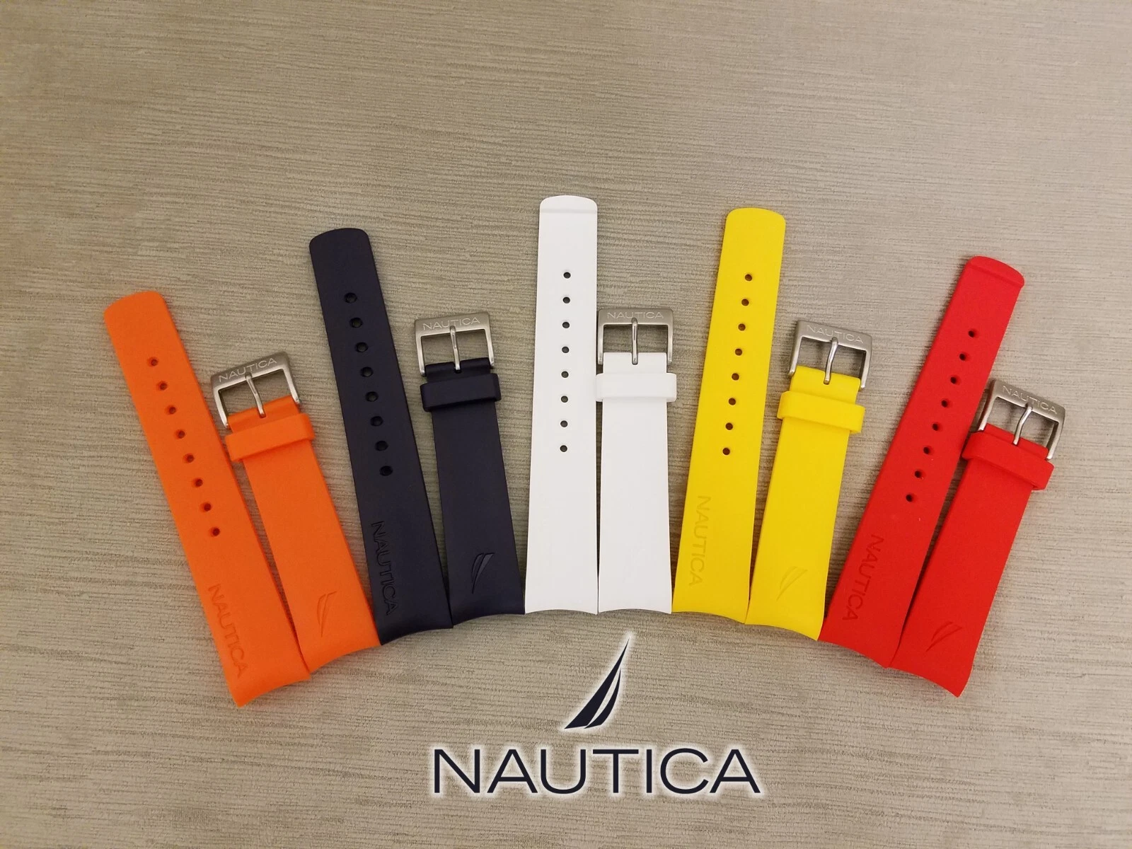 ORIGINAL AUTHENTIC NAUTICA WATCH BAND STRAP 22mm ALL COLORS TPA RUBBER
