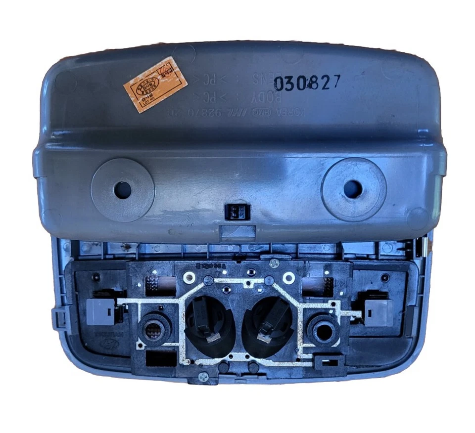 2005 Hyundai Elantra Overhead Lamp Interior Dome Light Front Storage Gray OEM - Image 3 of 3