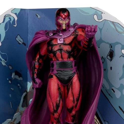 EM ESTOQUE! Boneco posado Marvel X-Men Magneto #1 escala 1:10 com cena McFarlane Toys - Imagem 2 de 4