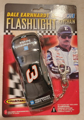 NASCAR Dale Earnhardt # 3 Flashlight Car Key Chain New in Package