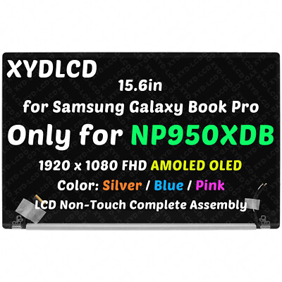 15.6'' for Samsung NP950XDB-KB1IT BA96-07989A AMOLED LCD Screen Complete Assembly