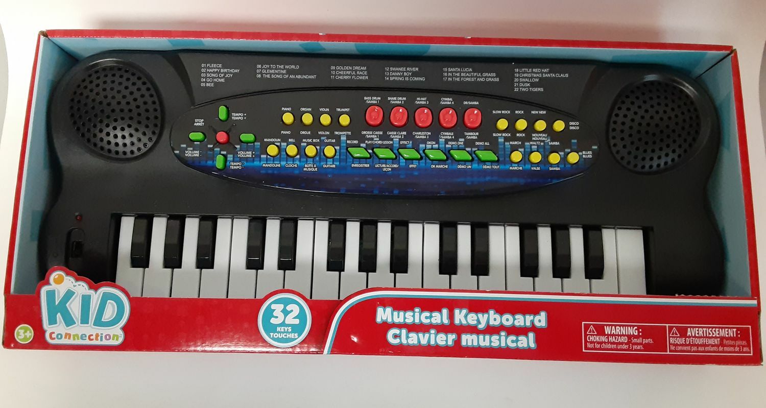 32-Key Multifunction Portable Electronic Keyboard Piano for Kids RG25/W2-image