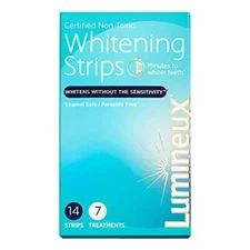 NEW Lumineux Teeth Whitening Strips 7 Treatments - Enamel Safe -
