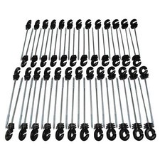 Long Arm Ring Insulators Electric Fencing X50 (Wooden Posts Screw In Poly Fence)