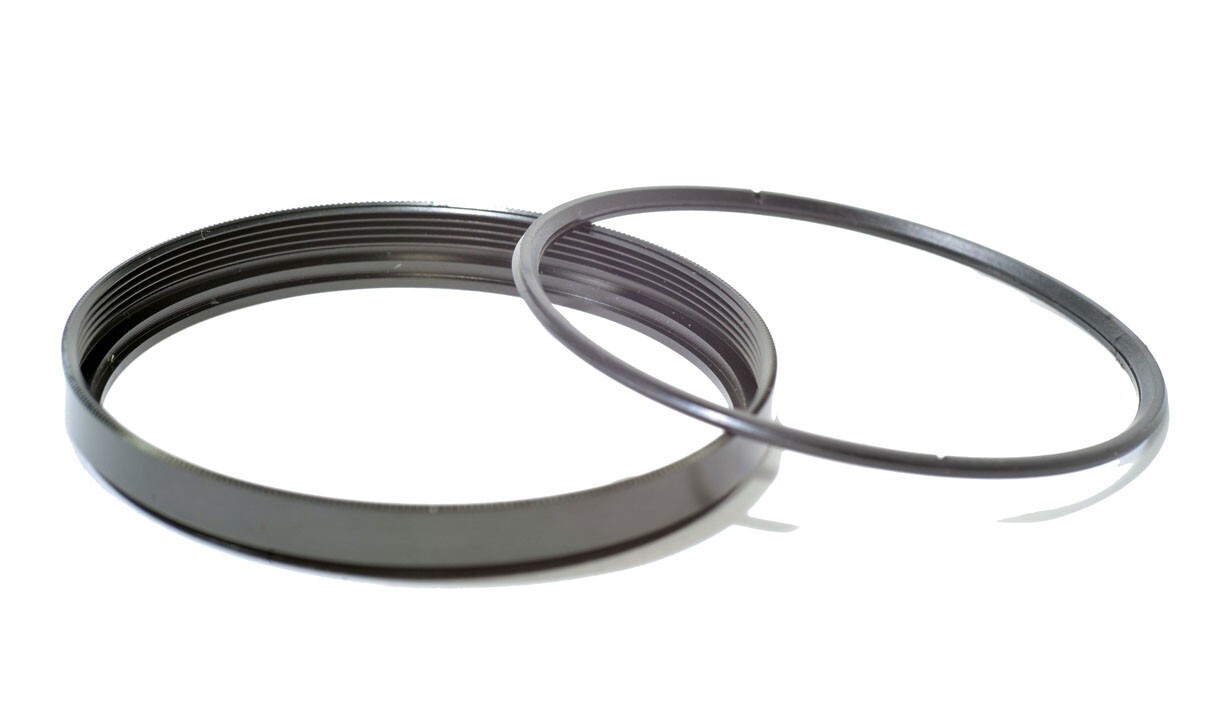 Empty Filter Ring and Retainer 52mm Metal Ring