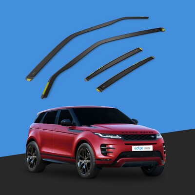 Range Rover Evoque MK2 2018-2024 5 Door SUV Wind Deflectors 4pc Tinted Visors