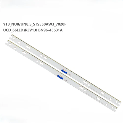 LED Strips(2) For Samsung QN55Q6FNAFXZA QN55Q65FNFXZA GQ55Q6FNGT BN96-46467A
