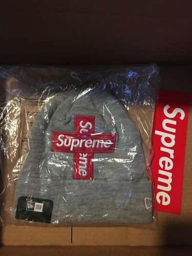 Cross Box Logo Beanie Heather Grey FW20 