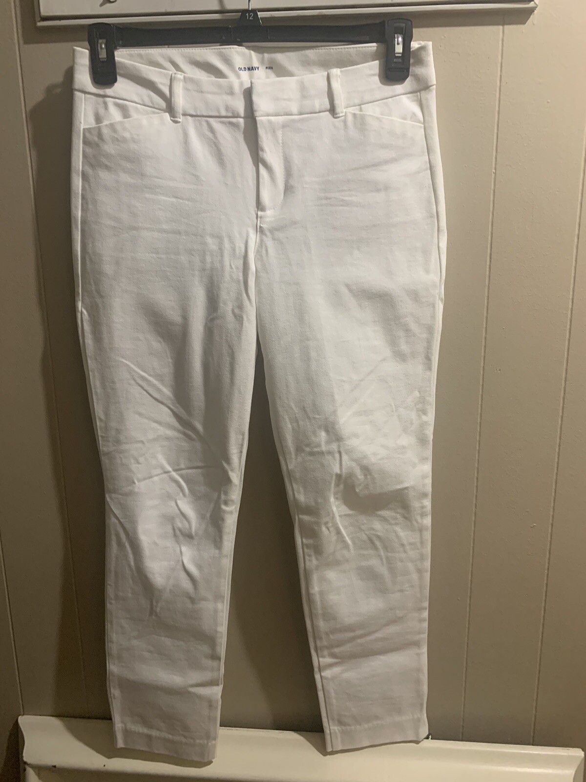 *OLD NAVY PIXIE FIT SOLID WHITE CHINO STYLE DRESS… - image 1