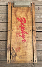 Zephyr Airlite Vintage Mechanics Wooden Creeper Auto Car Mechanics 34.5 Long Zephyr Airlite Vintage Mechanics Wooden Creeper Auto Car Mechanics 34.5 Long