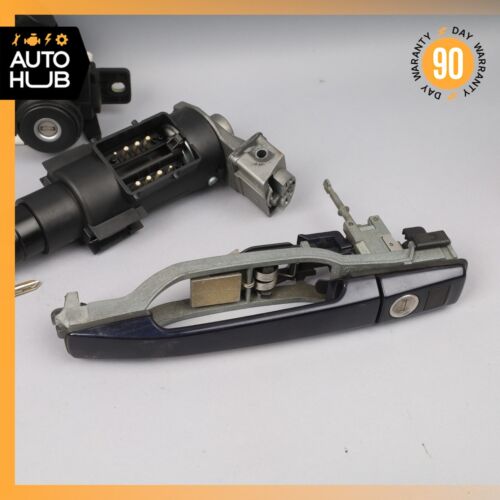99-02 Mercedes R129 SL500 Steering Ignition Switch Trunk Door Lock Key Set OEM - Picture 3 of 15