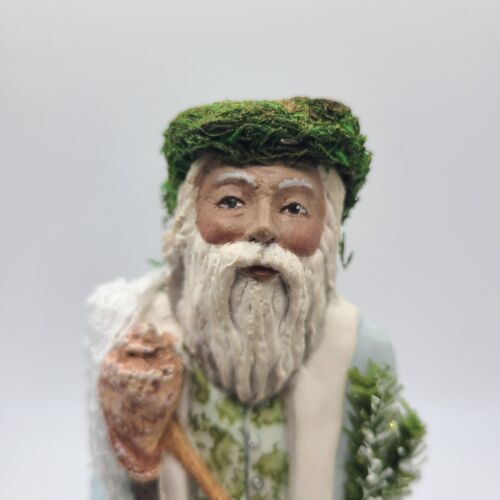 Hestia Creations NEPTUNE SANTA 8" Hand Painted Bonded Marble Dust Figure - Picture 2 of 16