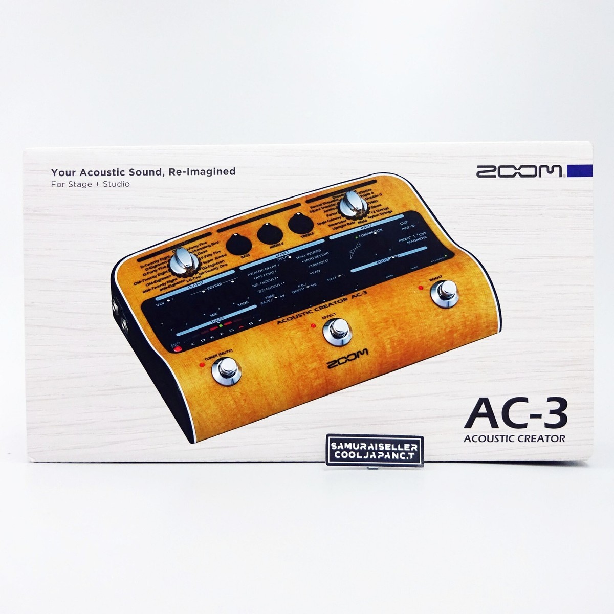 ZOOM AC-3 AC-3 Acoustic Creator USED美品 Zoom AC-3 Acoustic Creator Effects Pedal for sale online | eBay