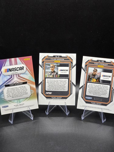 2023 Panini Prizm Racing - 3x Inserts - Tony Stewart + Tyler Ankrum - Picture 2 of 2
