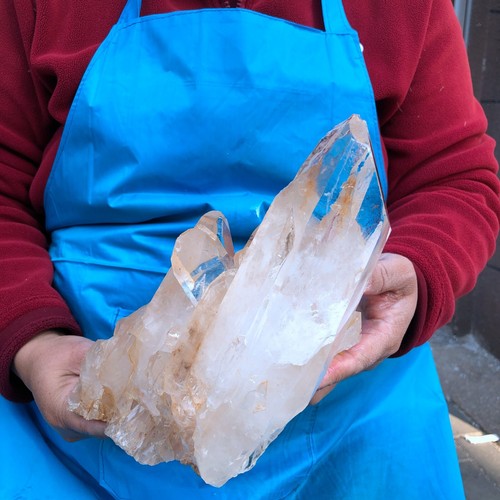 6.66LB Natural Clear Quartz Cluster Crystal Cluster Mineral Specimen Heals 3391 - Bild 16 von 16