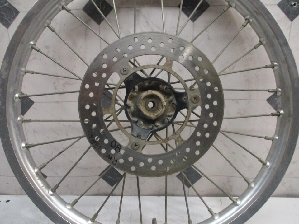 Disco freno buje llanta delantera suzuki rm80 rm 80 1987 87 17x1,40 Foto 2 de 4