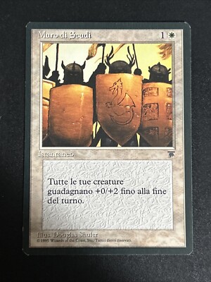 (Italian Language)Shield Wall Muro Di Scudi ~ Legends ~ Magic The Gathering -