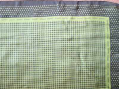 Foulard Vintage ESPRIT En Soie - Dimensions 82 X 90 Cm, Multicolore, Occasion, Style Bandana/Carré