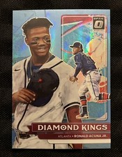 2022 Donruss Optic Diamond Kings #16 Ronald Acuna Jr Prizm Carolina Blue 45/50