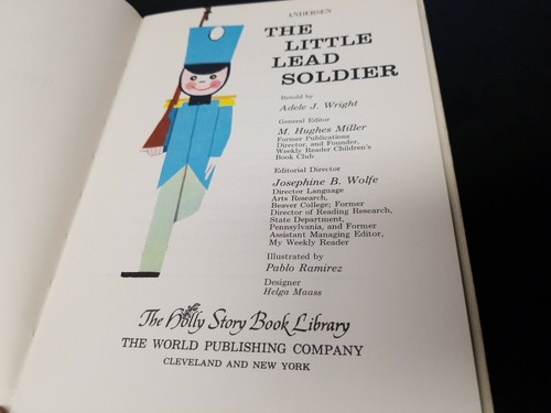 The Little Lead Soldier 1966~ 1st Holly Printing ~Vtg Hardcover Children's Story - Picture 10 of 12