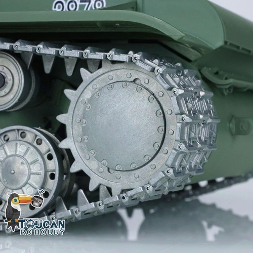 7.0 Henglong 1:16 3878 Soviet KV-1 BB IR RTR RC Tank Metal Tracks Sprocket - Picture 8 of 12