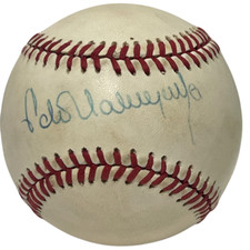 Fernando Valenzuela Signed Rawlings National League Baseball Dodgers JSA COA D