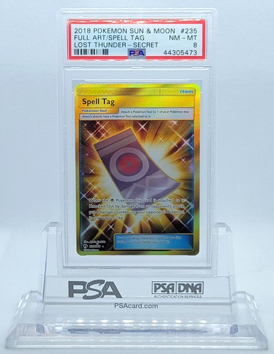 Spell Tag graded PSA 8 for sale on eBay