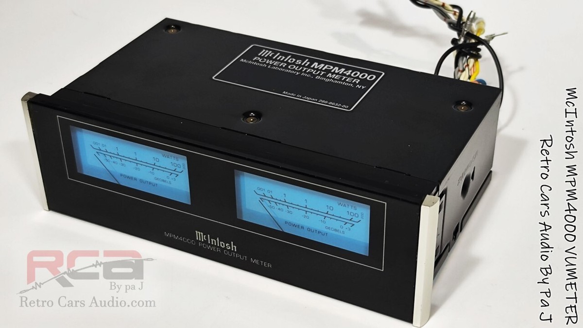 McIntosh Power Output Meter　MPM 4000 McIntosh MPM4000 VUMETER | POWER OUTPUT METER | 1 DIN
