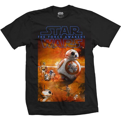 STAR WARS - Episode 7 - BB-8 Compostion - T-Shirt - Größe Size M - NEU