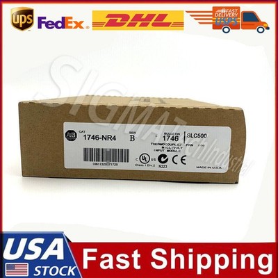 1746-NR4/B AB SLC 500 RTD Resistance PLC Module 1746NR4 New Factory Sealed