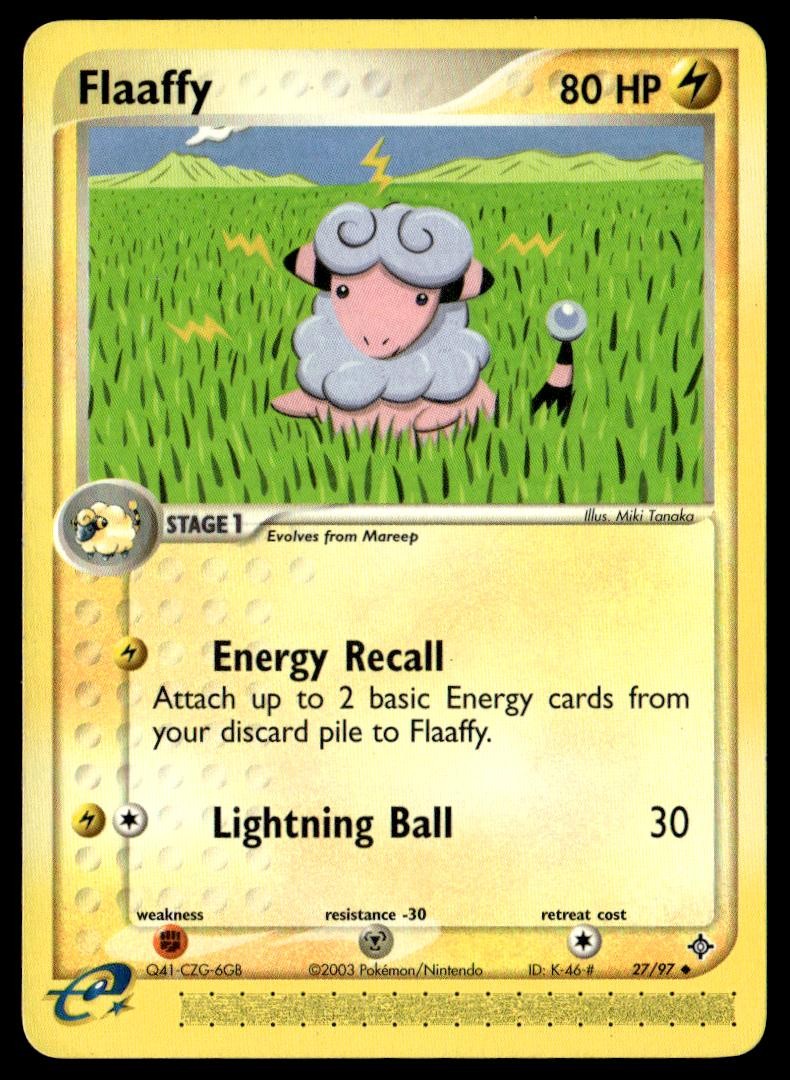 Flaaffy 27/97 Dragon Uncommon English Pokemon Card
