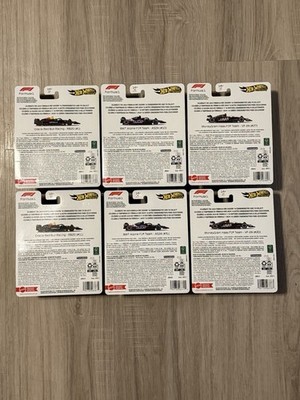 ホットウィール F1 Formula1 6種類コンプリートセット Hot Wheels Premium Formula 1 Series Wave/Mix 1 Complete Set Of 6