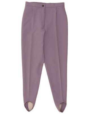 Colmar Womens Pegged Stirrup Trousers IT 44 Medium W26 L28 Purple Polyamide DO01