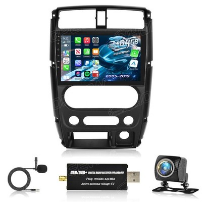 DAB+ Für Suzuki Jimny 2005-17 Autoradio Apple Carplay Android 15 GPS RDS WIFI BT