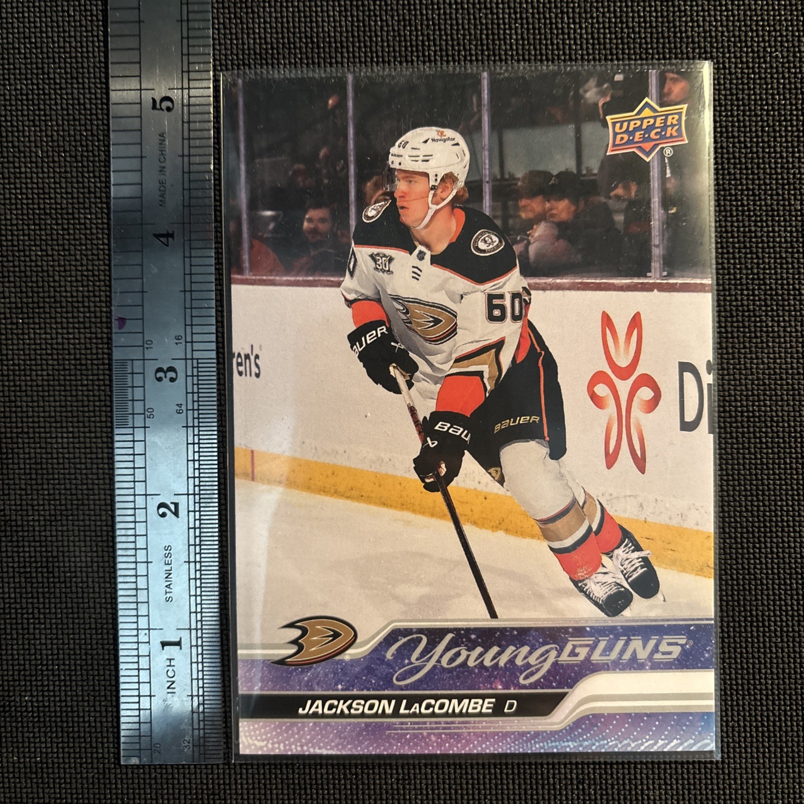 2023-24 Upper Deck Series 2 Oversized/Jumbo Young Guns Jackson LaCombe #456