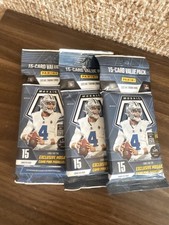 Panini 2025 NFL Mosaic Trading Cards 15 Value Pack Lot 3x New Sealed