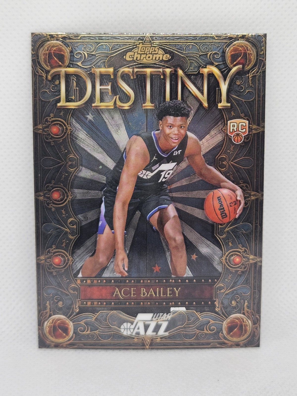 2025-26 Topps Chrome Destiny #D-5 Ace Bailey RC Utah Jazz
