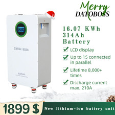16.07kWh 48V 314Ah Lithium Battery LiFePO4 Battery for RV Solar Off-grid Boat