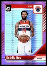 Saddiq Bey 2024-25 Donruss Optic #57 Wizards Insert ? SEE SCAN! FREE SHIP