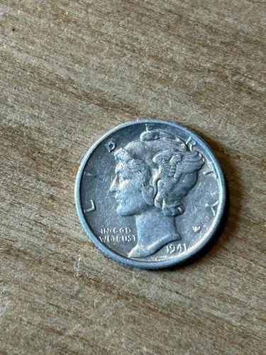 1941S Mercury Dime XF+