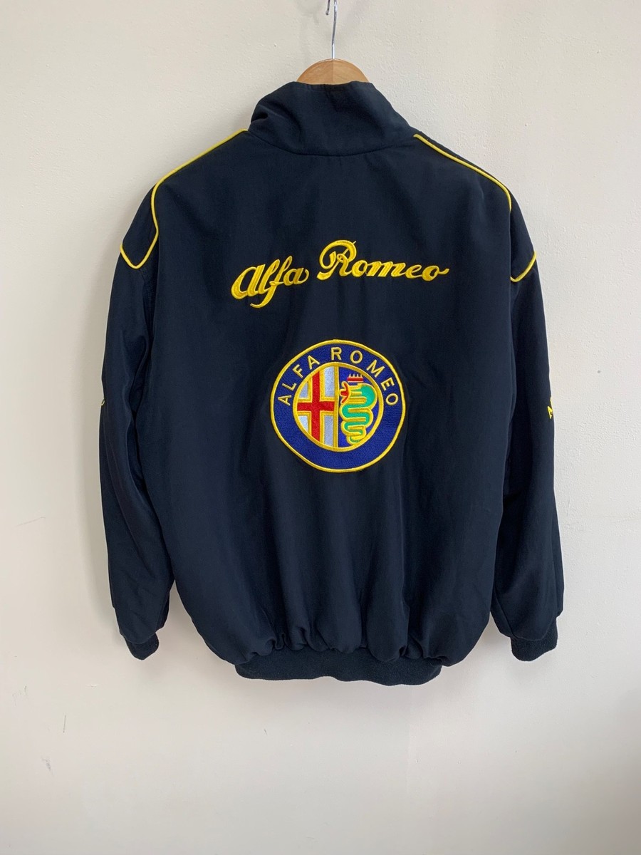 Vintage Alfa Romeo Racing Bomber Jacket , size L | eBay
