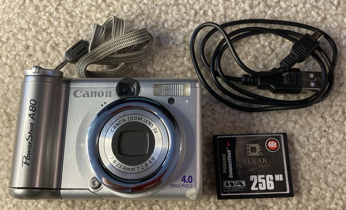 Preços baixos em Câmeras digitais Canon PowerShot A80 | eBay