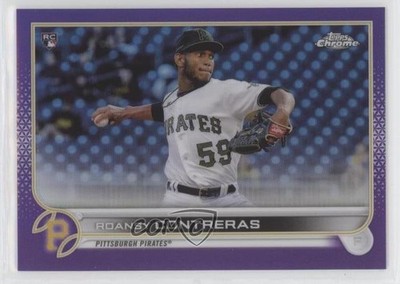 2022 Topps Chrome Purple Refractor 2/250 Roansy Contreras #53 Rookie RC 0w38