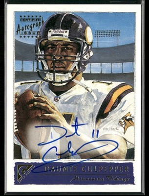 2001 Topps Gallery #DC Daunte Culpepper AUTO