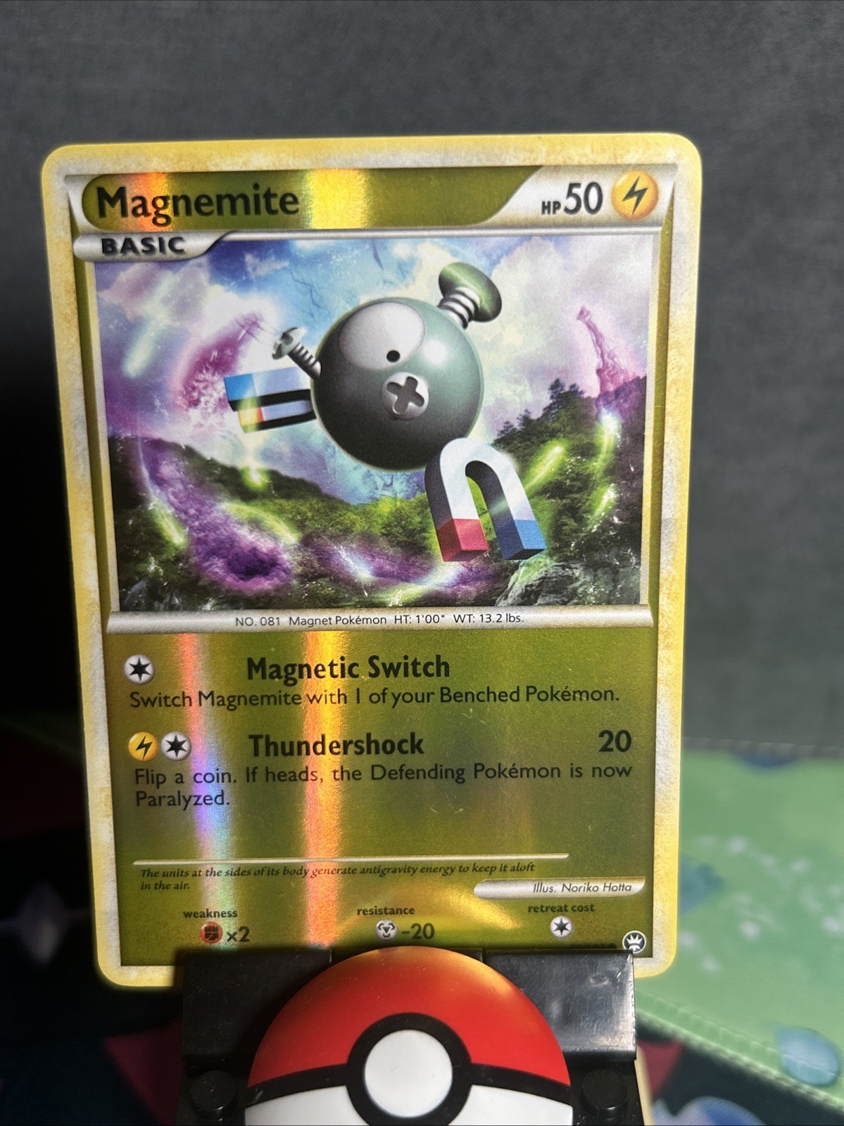 Pokemon TCG Magnemite Dragon Reverse Holo Card 63/97