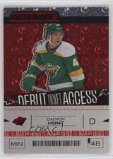 2023 Upper Deck Credentials Debut Ticket Access Red /349 Daemon Hunt #128 1m83