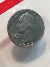 Imagen de 1970 D WASHINGTON QUARTER VINTAGE COIN COLLECTIBLE UNCIRCULATED MINT STATE MS